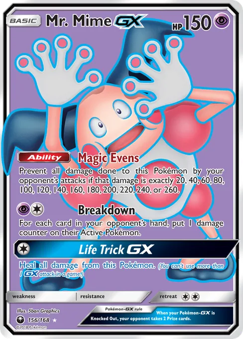 Mr. Mime-GX, Celestial Storm #156
