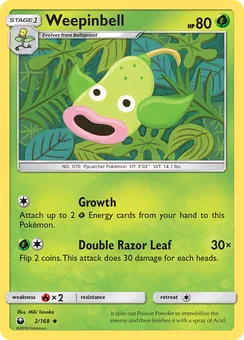 Weepinbell, Normal