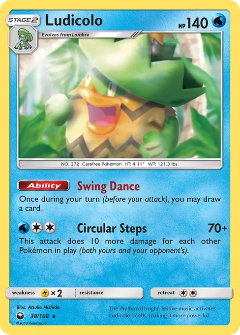 Ludicolo, Celestial Storm #38