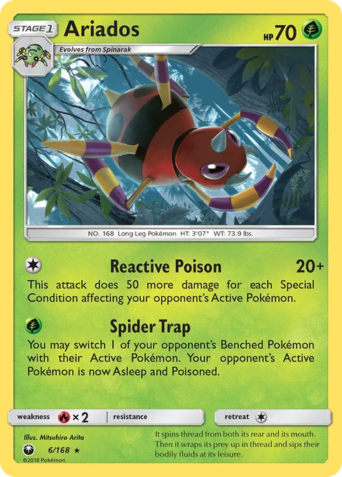 Ariados, Celestial Storm #6