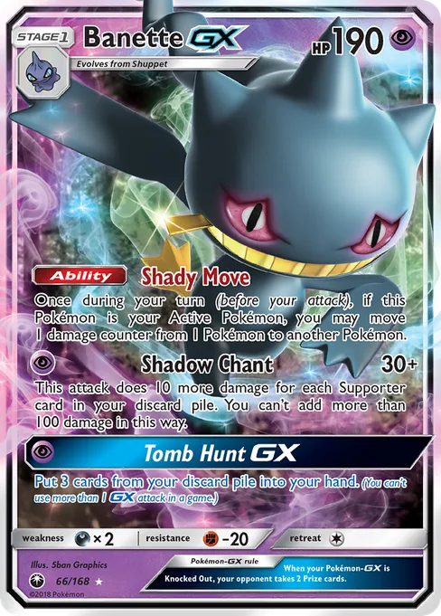 Banette-GX, Celestial Storm #66