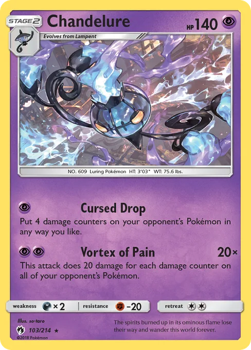 Chandelure, Lost Thunder #103