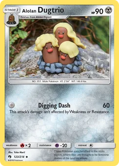 Alolan Dugtrio, Normal