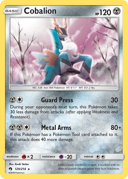 Cobalion, Lost Thunder #129