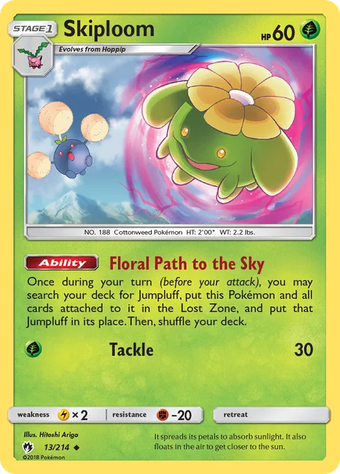 Skiploom, Lost Thunder #13