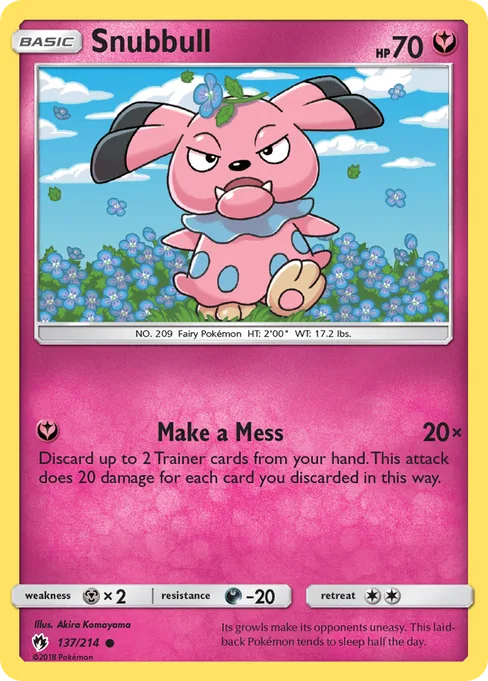 Snubbull, Lost Thunder #137