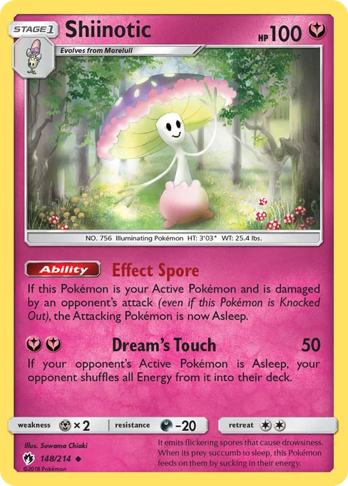 Shiinotic, Lost Thunder #148