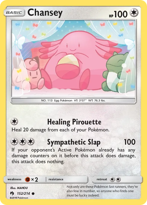 Chansey, Lost Thunder #152