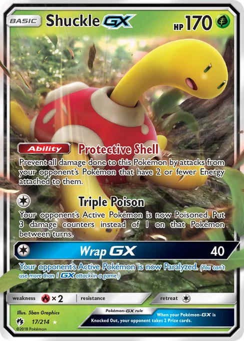 Shuckle-GX, Lost Thunder #17