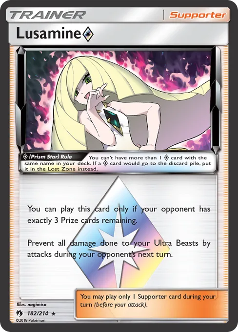 Lusamine ◇, Lost Thunder #182