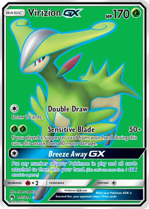 Virizion-GX, Lost Thunder #197