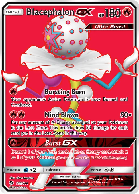 Blacephalon-GX, Lost Thunder #199