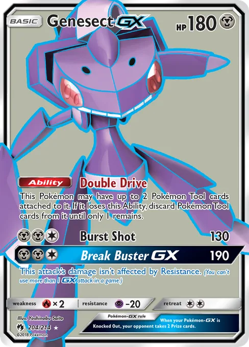 Genesect-GX, Lost Thunder #204