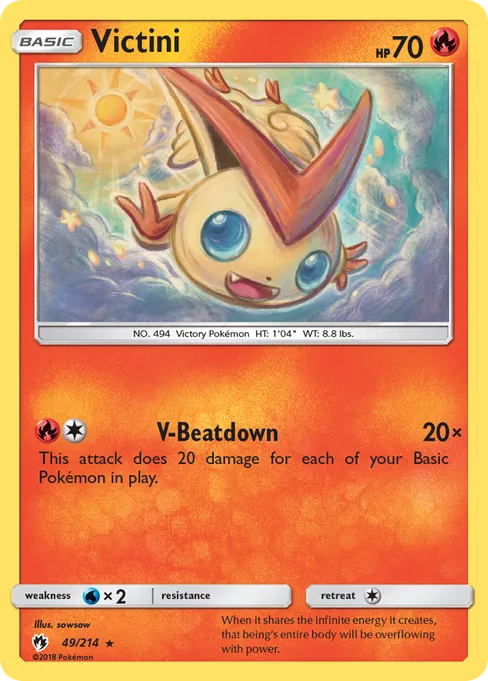 Victini, Lost Thunder #49