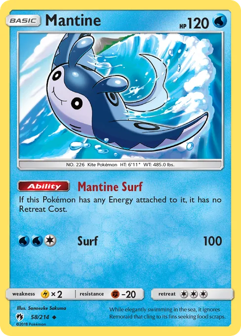 Mantine, Lost Thunder #58