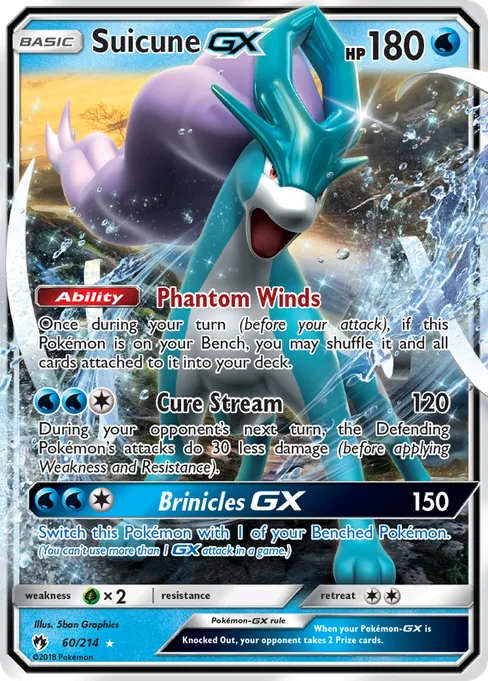 Suicune-GX, Lost Thunder #60
