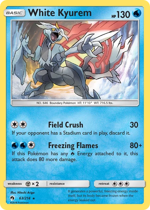 White Kyurem, Lost Thunder #63