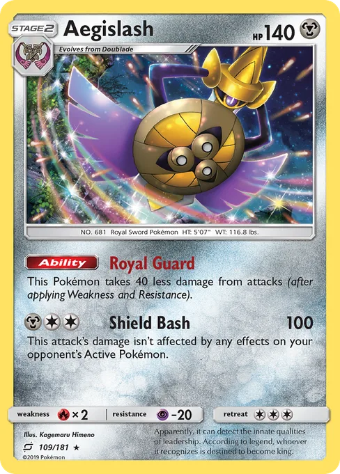 Aegislash, Team Up #109