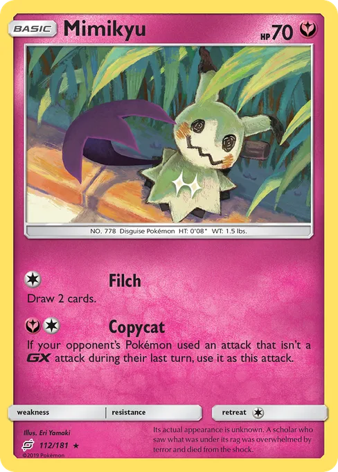 Mimikyu, Team Up #112