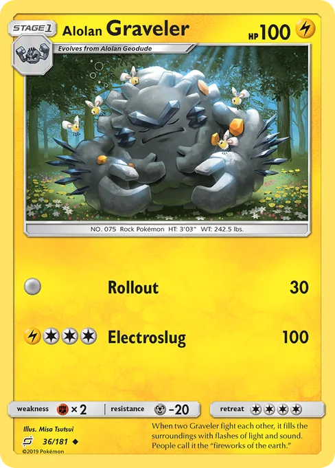 Alolan Graveler, Team Up #36
