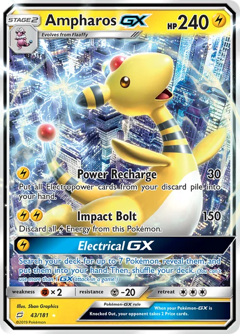 Ampharos-GX, Team Up #43