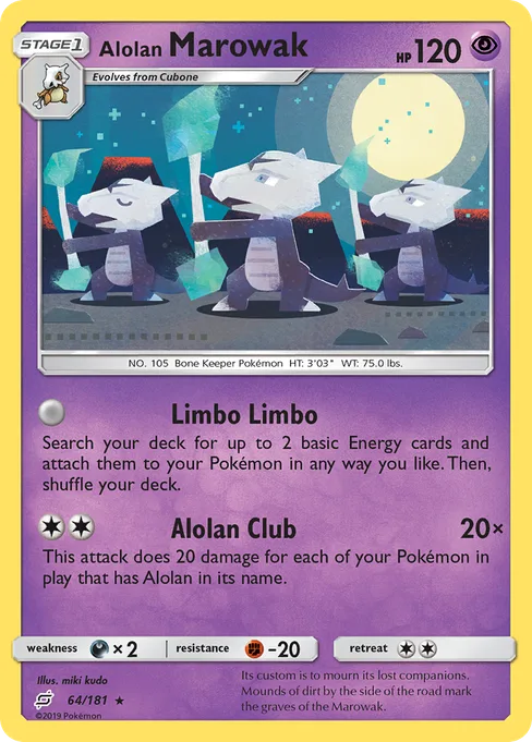 Alolan Marowak, Team Up #64