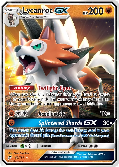 Lycanroc-GX, Team Up #82