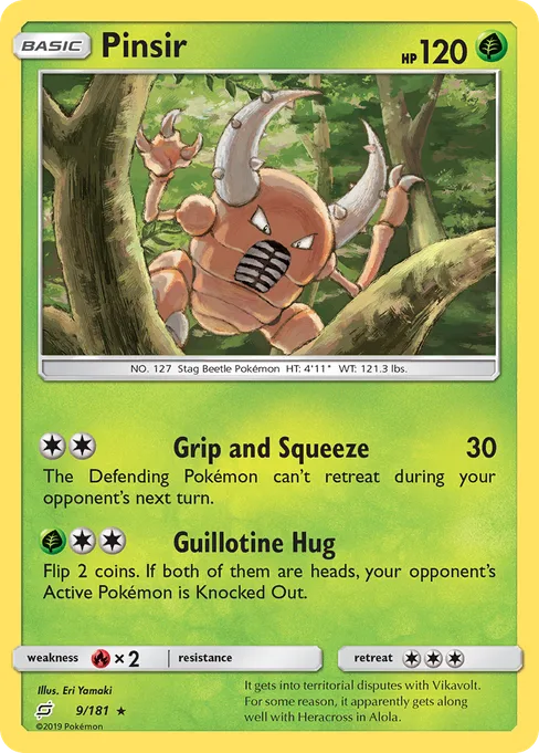 Pinsir, Team Up #9