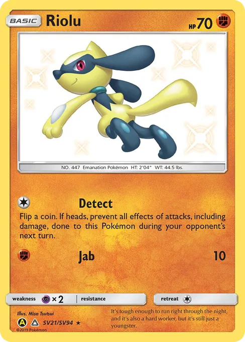 Riolu, Hidden Fates Shiny Vault #SV21