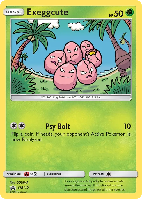 Exeggcute, SM Black Star Promos #SM119