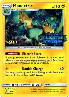 Manectric, Staff stamp