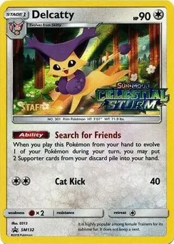 Delcatty, Staff stamp