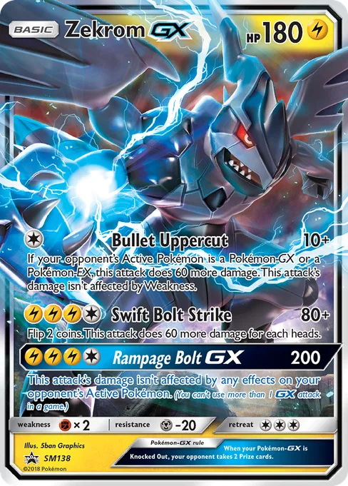 Zekrom-GX, SM Black Star Promos #SM138