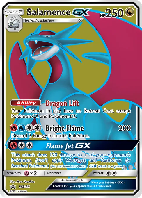 Salamence-GX, SM Black Star Promos #SM139