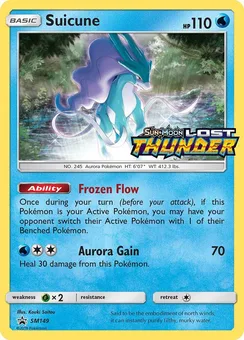 Suicune, Prerelease stamp