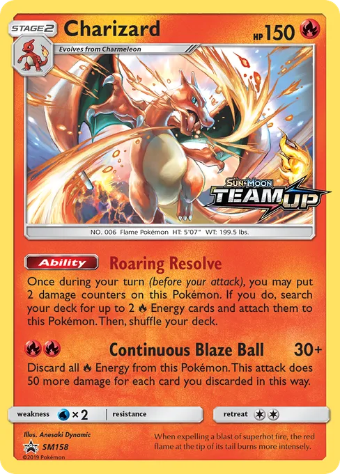 Charizard, SM Black Star Promos #SM158