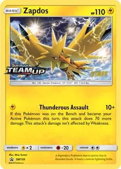 Zapdos, Staff stamp
