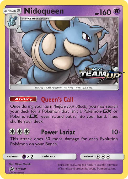 Nidoqueen, SM Black Star Promos #SM160