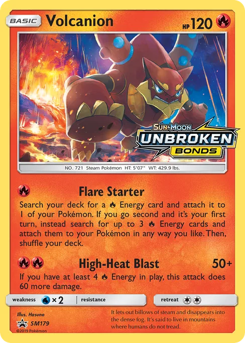 Volcanion, SM Black Star Promos #SM179