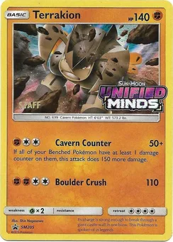 Terrakion, Staff stamp