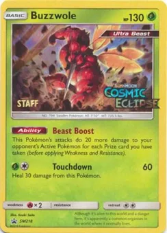 Buzzwole, Staff stamp