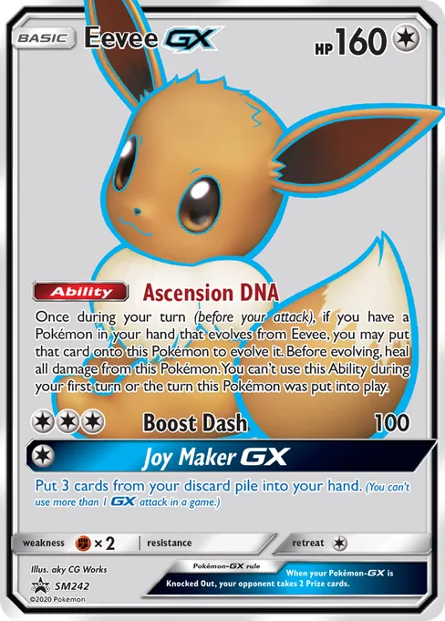 Eevee-GX, SM Black Star Promos #SM242