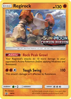 Regirock, Holofoil