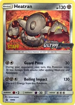 Heatran, Staff stamp