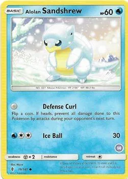 Alolan Sandshrew, SM Trainer Kit: Alolan Sandslash & Alolan Ninetales #19