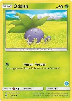 Oddish, SM Trainer Kit: Alolan Sandslash & Alolan Ninetales #4