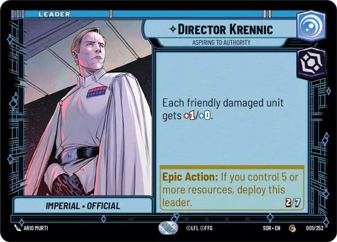 Director Krennic — Aspiring to Authority, Spark of Rebellion #001