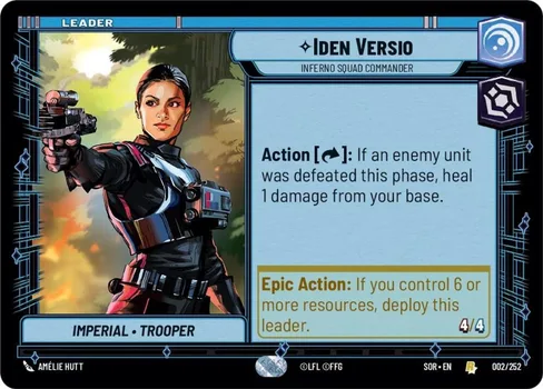 Iden Versio — Infero Squad Commander, Spark of Rebellion #002
