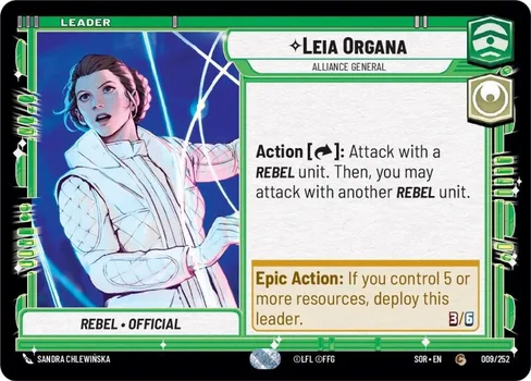 Leia Organa — Alliance General, Spark of Rebellion #009