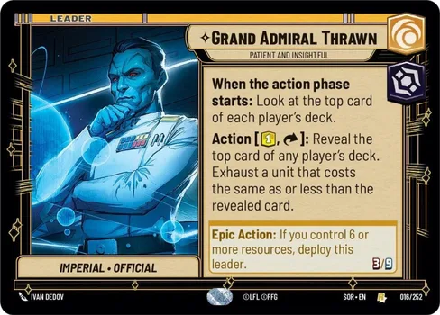 Grand Admiral Thrawn — Patient and Insightful, Spark of Rebellion #016